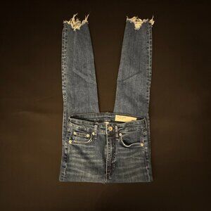 Rag & Bone Nina High Rise Ankle Skinny Emory Jeans 23